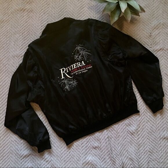VTG Rivera Las Vegas Satin Coaches Jacket. - Picture 1 of 6